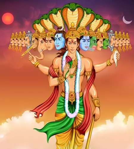 Seeing Lord Vishnu in Dream Meaning 